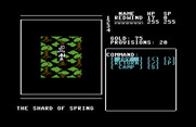 Shard of Spring for Commodore 64 - Game start.