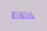 Hard Hat Mack for Atari 8-bit - EA logo loading screen.