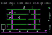 Hard Hat Mack for Atari 8-bit - A few pieces back in place...more to go!