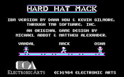 Hard Hat Mack for IBM PC/Compatibles - Title screen.