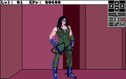 Alien Fires: 2199 AD for Amiga - Who's this character?