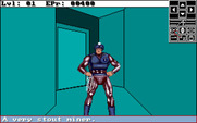 Alien Fires: 2199 AD for Amiga - A very stout miner.