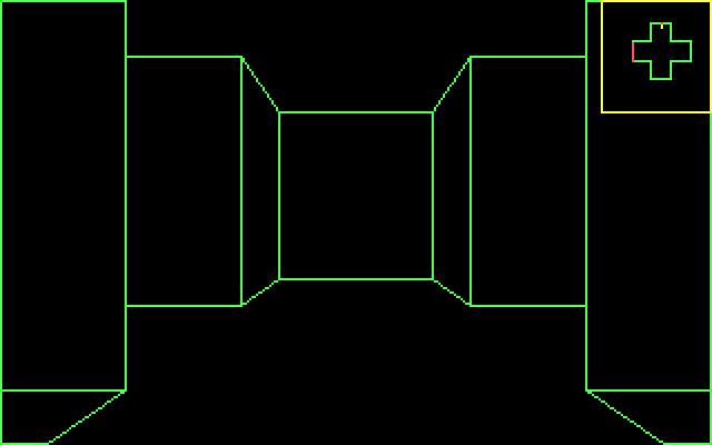 Alien Fires: 2199 AD IBM PC/Compatibles Screenshot: Hmm, which way to go here?
