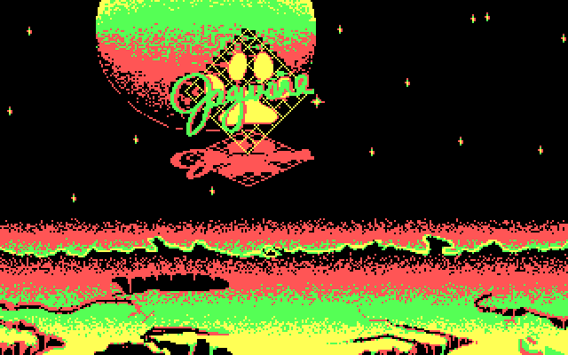 Alien Fires: 2199 AD IBM PC/Compatibles Screenshot: Jagware logo screen.