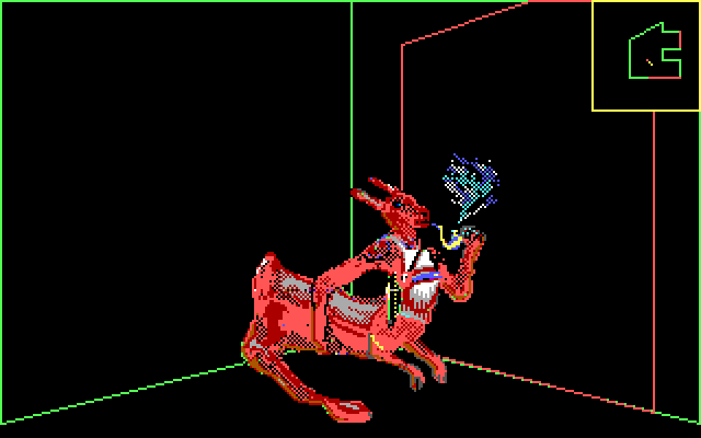 Alien Fires: 2199 AD IBM PC/Compatibles Screenshot: Introducing Mangle Tangle.