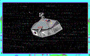 Alien Fires: 2199 AD for IBM PC/Compatibles - A view of your ship.