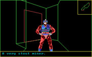 Alien Fires: 2199 AD for IBM PC/Compatibles - A very stout miner is here.