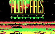 Alien Fires: 2199 AD for IBM PC/Compatibles - Title screen.