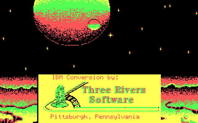 Alien Fires: 2199 AD IBM PC/Compatibles Screenshot: Conversion by Three Rivers Software.