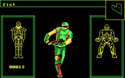 Alien Fires: 2199 AD for IBM PC/Compatibles - Here's the battle screen.