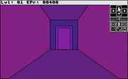 Alien Fires: 2199 AD for Atari ST - The game begins in this corridor.