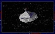 Alien Fires: 2199 AD for Atari ST - A view of your ship...