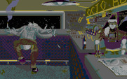 Alien Fires: 2199 AD for Atari ST - I stumbled across a bar...
