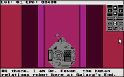 Alien Fires: 2199 AD for Atari ST - It's a human relations robot!