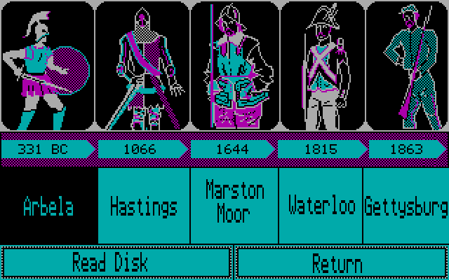 UMS: The Universal Military Simulator IBM PC/Compatibles Screenshot: Ready to start a scenario?