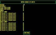 UMS: The Universal Military Simulator for IBM PC/Compatibles - You can customize the range of units.