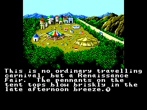 Ultima IV: Quest of the Avatar Sega Master System Screenshot: This place does not look ordinary...