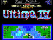 Ultima IV: Quest of the Avatar for Sega Master System - Title screen.