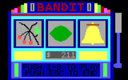 Bandit for IBM PC/Compatibles - Sometimes you win, other times not so much.