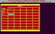 Computer Novel Construction Set for IBM PC/Compatibles - Commands can be associated with objects.