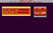 Computer Novel Construction Set for IBM PC/Compatibles - There are some states such as darkness that you can set.