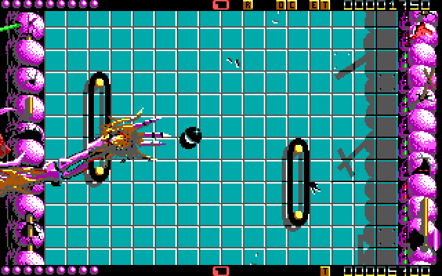Ballistix IBM PC/Compatibles Screenshot: Starting the next round...