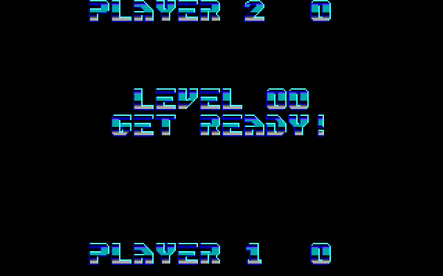 Ballistix IBM PC/Compatibles Screenshot: Ready to begin level 00?
