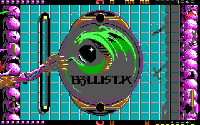 Ballistix IBM PC/Compatibles Screenshot: Starting the third round...