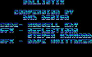Ballistix for IBM PC/Compatibles - Credits screen 2.