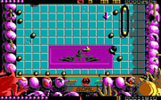 Ballistix for IBM PC/Compatibles - So far the bottom player is ahead by 1...
