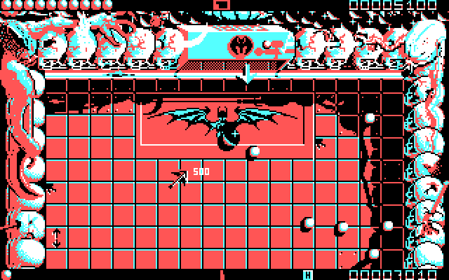 Ballistix IBM PC/Compatibles Screenshot: Guarding the goal...