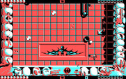 Ballistix for IBM PC/Compatibles - Attempting to score at the bottom of the playfield.