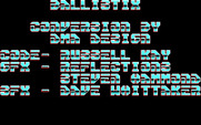 Ballistix for IBM PC/Compatibles - Credits screen 2.