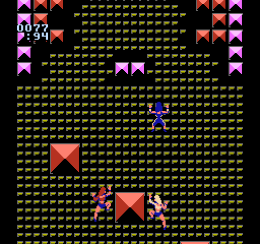 American Gladiators NES / Famicom Screenshot: I'm being chased!