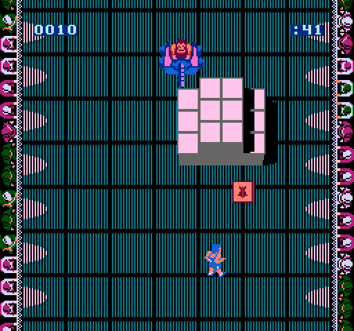 American Gladiators NES / Famicom Screenshot: These obstacles also block enemy fire.