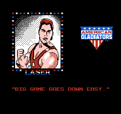 American Gladiators NES / Famicom Screenshot: Time for assault.
