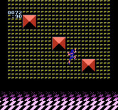 American Gladiators for NES / Famicom - Wall climbing begins.