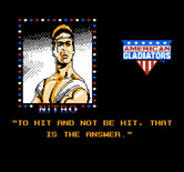 American Gladiators for NES / Famicom - Intro to the Joust event.