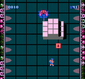 American Gladiators for NES / Famicom - These obstacles also block enemy fire.