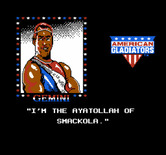 American Gladiators for NES / Famicom - Time for human cannonball