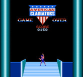 American Gladiators for NES / Famicom - Game over.
