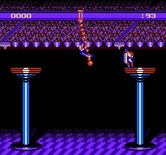American Gladiators for NES / Famicom - Swinging...can I knock my opponent over?