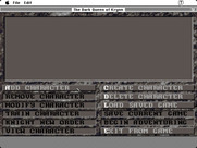 Dark Queen of Krynn, The for Macintosh - Main menu.