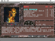 Dark Queen of Krynn, The for Macintosh - Visiting the palace.