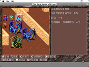 Dark Queen of Krynn, The for Macintosh - Attacking dragons...