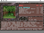 Dark Queen of Krynn, The for Macintosh - Heading into the forest.