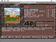 Dark Queen of Krynn, The for Macintosh - Exploring some ruins.