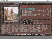 Dark Queen of Krynn, The for Macintosh - Game start.