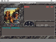 Dark Queen of Krynn, The for Macintosh - The demo introduces a few characters...