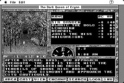 Dark Queen of Krynn, The for Macintosh - Heading out into the forest.